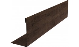 Нащельник 125 Texas 25х35 0,45 Print-double Elite с пленкой Antique Wood (L1,5)