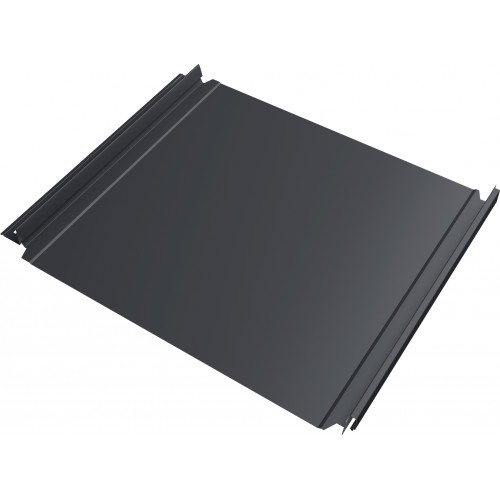 Кликфальц Double Pro Grand Line 0,5 Drap ТХ с пленкой на замках RAL 7024 мокрый асфальт