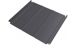 Кликфальц Double Pro Line Grand Line 0,45 Drap ТХ с пленкой на замках RAL 7004 сигнальный серый