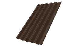 Профнастил НС35R Grand Line 0,5 Drap RAL 8017 шоколад DRIP