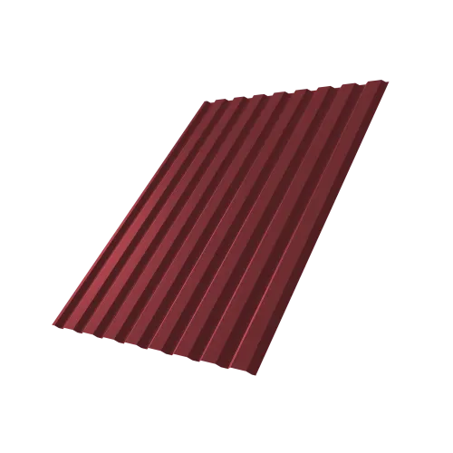 Профнастил С20A 0,5 PE RAL 3005 красное вино