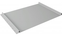 Кликфальц Grand Line 0,45 Drap ТХ с пленкой на замках RAL 7047 телегрей 4