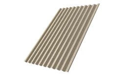 Профнастил С21R Grand Line 0,45 PE RAL 1015 светлая слоновая кость DRIP