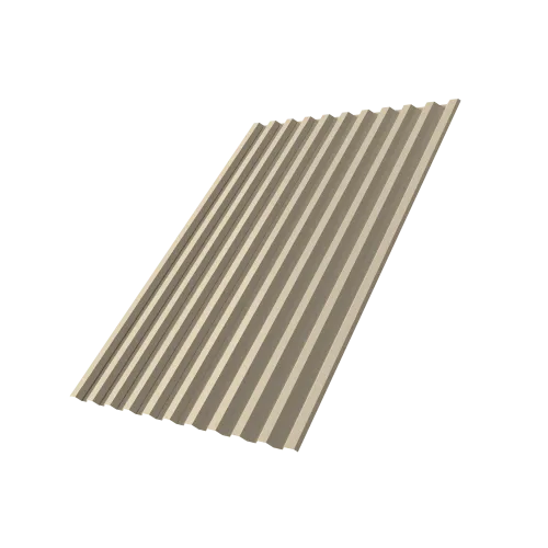 Профнастил С21R Grand Line 0,45 PE RAL 1015 светлая слоновая кость DRIP