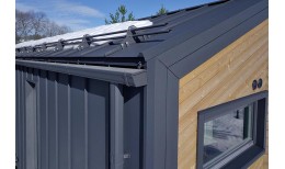 Кликфальц Pro Grand Line 0,5 Satin Matt с пленкой на замках RAL 7024 мокрый асфальт