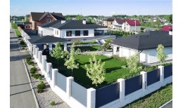 Ламель жалюзи Milan new 0,45 PE-Double с пленкой RAL 7024 мокрый асфальт