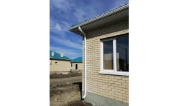 Колено стока круглое Ø90 Vortex Mix PE RAL 9003