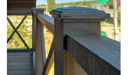 Перила ДПК Grand Line 84х45мм Венге 3м