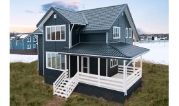 Сайдинг Natural-брус Grand Line Acryl графит (3,0м)