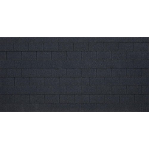 Битумная черепица TEGOLA CAPRI Nero 262 (Черный)