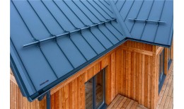 Кликфальц Grand Line 0,45 Drap с пленкой на замках RAL 7024 мокрый асфальт