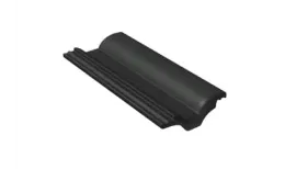 Половинчатая черепица Braas Таунус черный