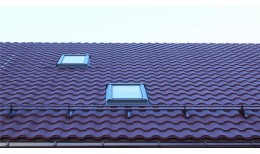 Металлочерепица кредо Grand Line 0,5 PurLite Matt RAL 3005 красное вино