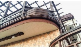 Труба гофрированная Vortex Lite 76х102х1000 мм с коленом PE RAL 8017 шоколад