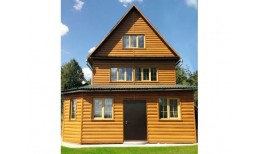 Блок-хаус new Grand Line 0,45 Print Elite с пленкой Chestnut Wood