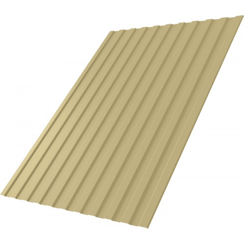 Профнастил С8A v03 Grand Line 0,4 PE RAL 1014 слоновая кость