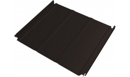 Кликфальц Double Pro Line Grand Line 0,5 GreenCoat Pural БТ матовый RR 32 темно-коричневый (RAL 8019 серо-коричневый)