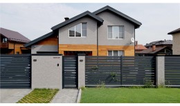 Ламель лицевая 125 жалюзи Texas 0,45 Drap ST с пленкой RAL 7024 мокрый асфальт