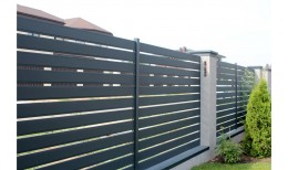 Ламель лицевая 125 жалюзи Texas 0,45 Drap ST с пленкой RAL 7024 мокрый асфальт