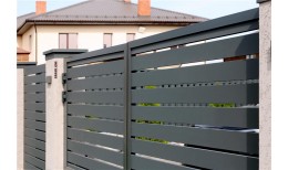 Ламель лицевая 125 жалюзи Texas 0,45 Drap ST с пленкой RAL 7024 мокрый асфальт