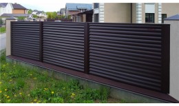 Ламель жалюзи Tokyo 0,45 Drap с пленкой RAL 8017 шоколад