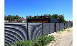 Ламель жалюзи Tokyo 0,5 Satin Matt с пленкой RAL 9005 черный