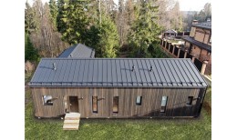 Кликфальц Pro Grand Line 0,5 Satin Matt с пленкой на замках RAL 9005 черный