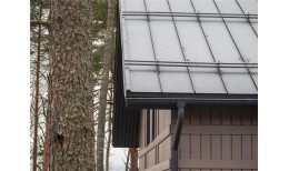 Кликфальц Pro Grand Line 0,5 Satin с пленкой на замках RAL 7024 мокрый асфальт