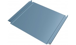 Кликфальц Double Pro Grand Line 0,45 Drap ТХ с пленкой на замках RAL 5024 пастельно-синий
