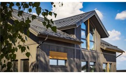 Кликфальц Line Grand Line 0,5 Satin Matt с пленкой на замках RAL 7024 мокрый асфальт