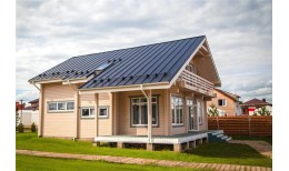 Кликфальц Line Grand Line 0,5 Satin Matt с пленкой на замках RAL 7024 мокрый асфальт