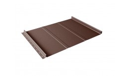 Кликфальц Line Grand Line 0,5 Rooftop Бархат с пленкой на замках RAL 8017 шоколад