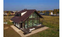 Кликфальц Grand Line 0,5 Rooftop Бархат с пленкой на замках RAL 8017 шоколад