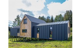 Кликфальц Grand Line 0,5 Rooftop Бархат с пленкой на замках RAL 7024 мокрый асфальт