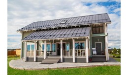 Кликфальц Grand Line 0,5 Rooftop Бархат с пленкой на замках RAL 7024 мокрый асфальт