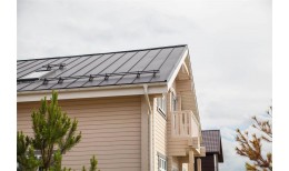 Кликфальц Grand Line 0,5 Rooftop Бархат с пленкой на замках RAL 7024 мокрый асфальт