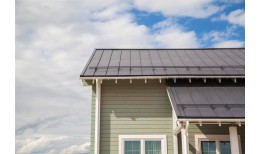 Кликфальц Grand Line 0,5 Rooftop Бархат с пленкой на замках RAL 7024 мокрый асфальт