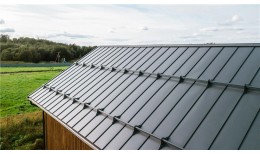 Кликфальц Grand Line 0,5 Satin с пленкой на замках RAL 7024 мокрый асфальт