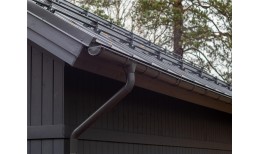 Кликфальц Grand Line 0,5 Satin с пленкой на замках RAL 7024 мокрый асфальт