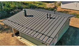 Кликфальц Grand Line 0,5 Rooftop Бархат с пленкой на замках RR 32 темно-коричневый