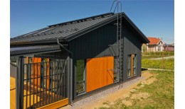 Кликфальц Grand Line 0,5 Satin Matt с пленкой на замках RAL 7016 антрацитово-серый