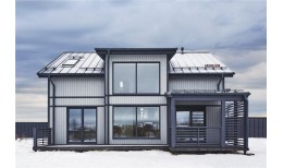 Кликфальц Grand Line 0,7 PE с пленкой на замках RAL 7024 мокрый асфальт