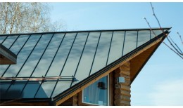 Кликфальц Grand Line 0,5 PurLite Matt с пленкой на замках RAL 6005 зеленый мох