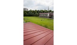 Кликфальц Grand Line 0,5 PurLite Matt с пленкой на замках RAL 3005 красное вино