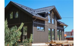 Кликфальц Grand Line 0,45 PE с пленкой на замках RAL 7016 антрацитово-серый