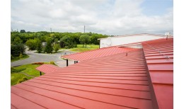 Кликфальц Grand Line 0,45 Drap ST с пленкой на замках RAL 3005 красное вино