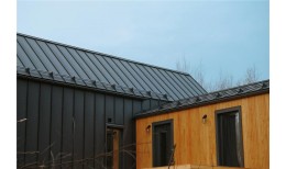 Кликфальц Grand Line 0,5 PurLite Matt с пленкой на замках RAL 7024 мокрый асфальт