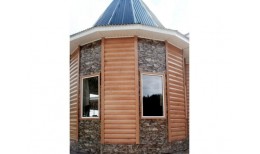 Блок-хаус new 0,5 Satin Matt TX с пленкой RAL 8017 шоколад