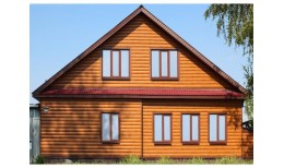 Блок-хаус new 0,5 Satin Matt TX с пленкой RAL 8017 шоколад