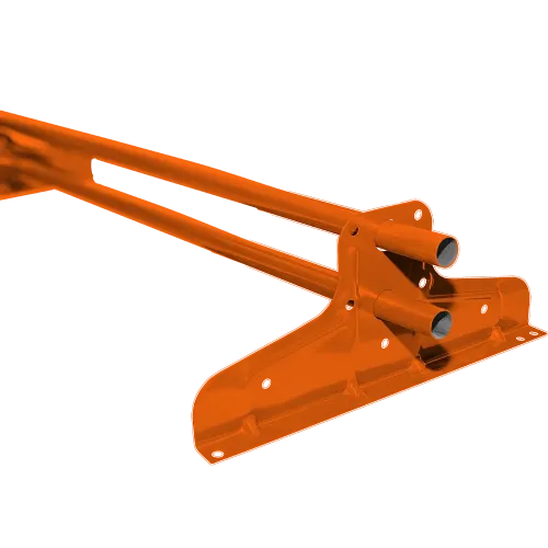 Снегозадержатель Стандарт Т4 d 25 RAL 2004 (3м)